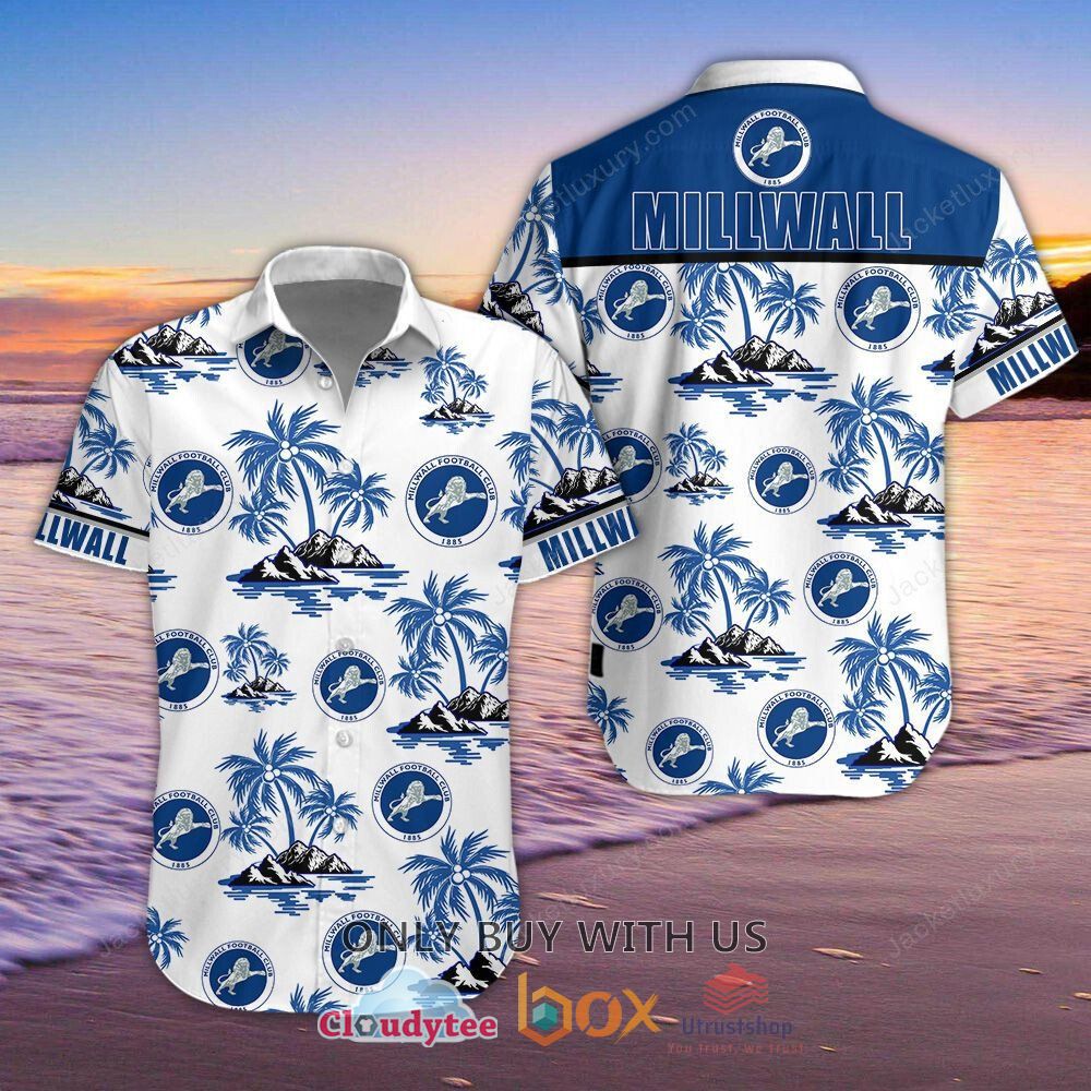 millwall f c island hawaiian shirt short 1 72187