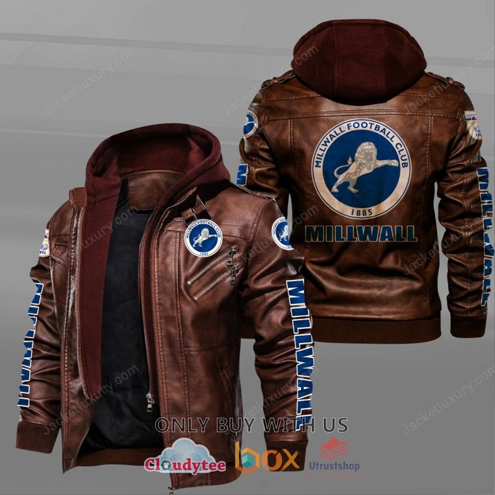 millwall football club leather jacket 2 6165