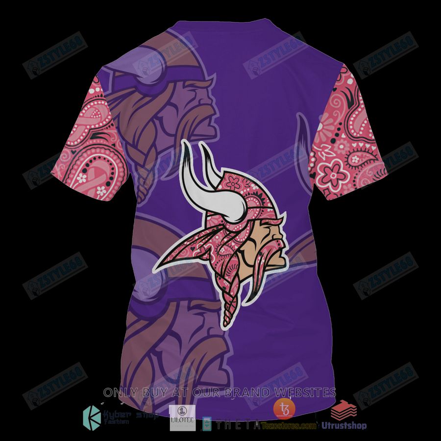 minnesota vikings breast cancer awareness 3d hoodie shirt 2 56545