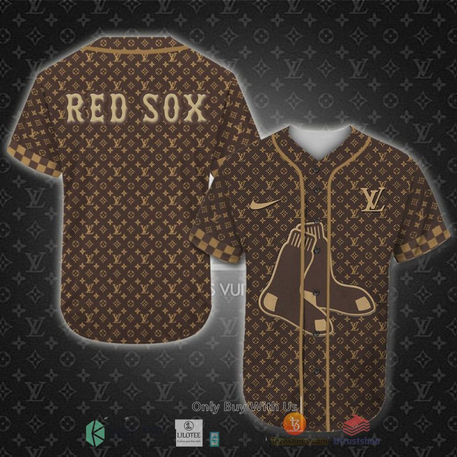 mlb boston red sox louis vuitton baseball shirt 1 99305