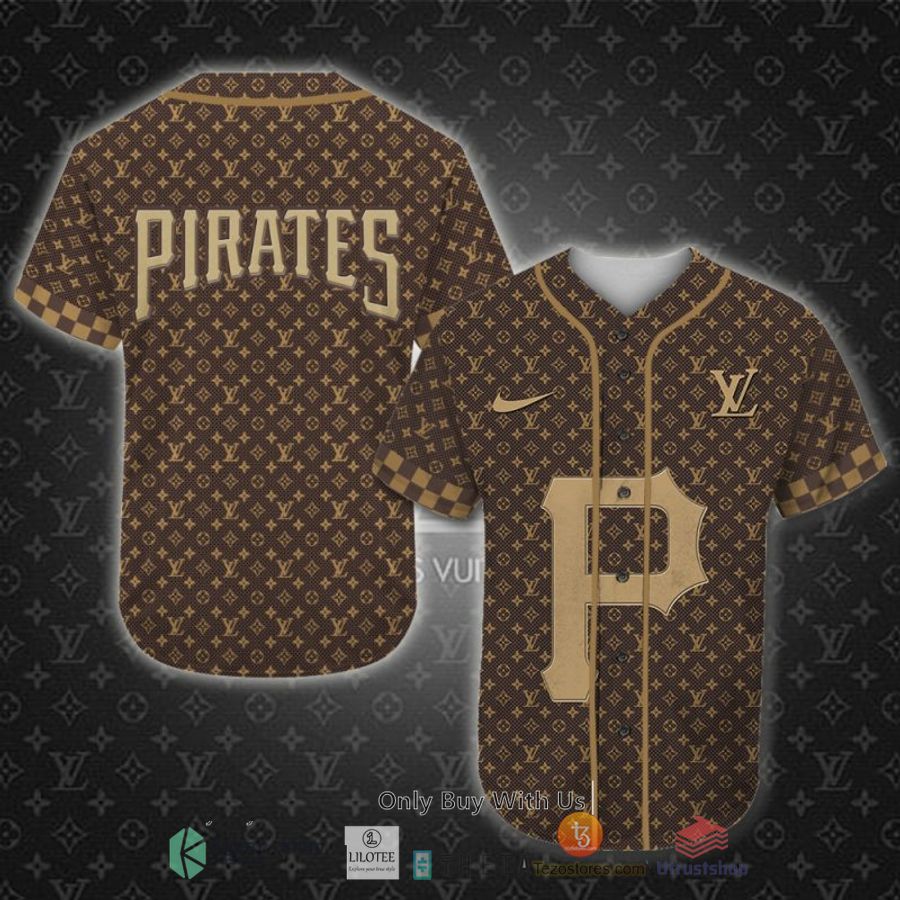 mlb pittsburgh pirates louis vuitton baseball shirt 1 17660