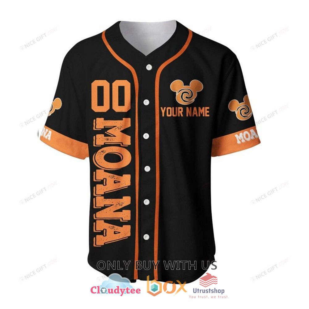 moana cartoon personalized baseball jersey shirt 2 15167