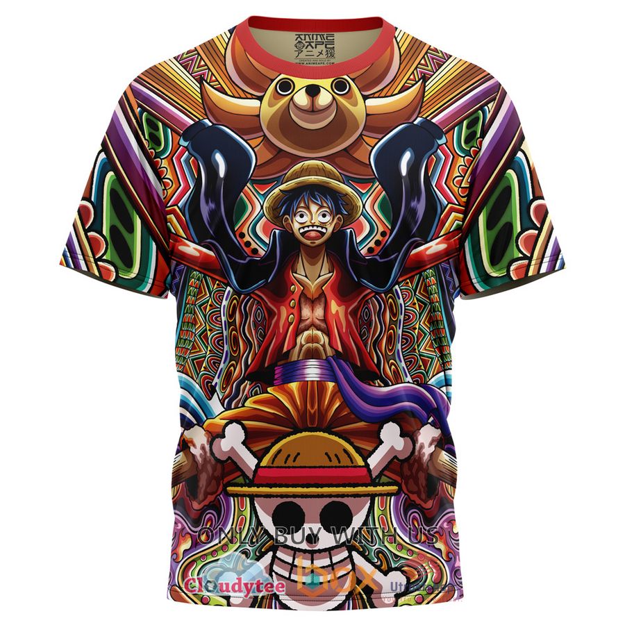 monkey d luffy anime one piece t shirt 2 30060