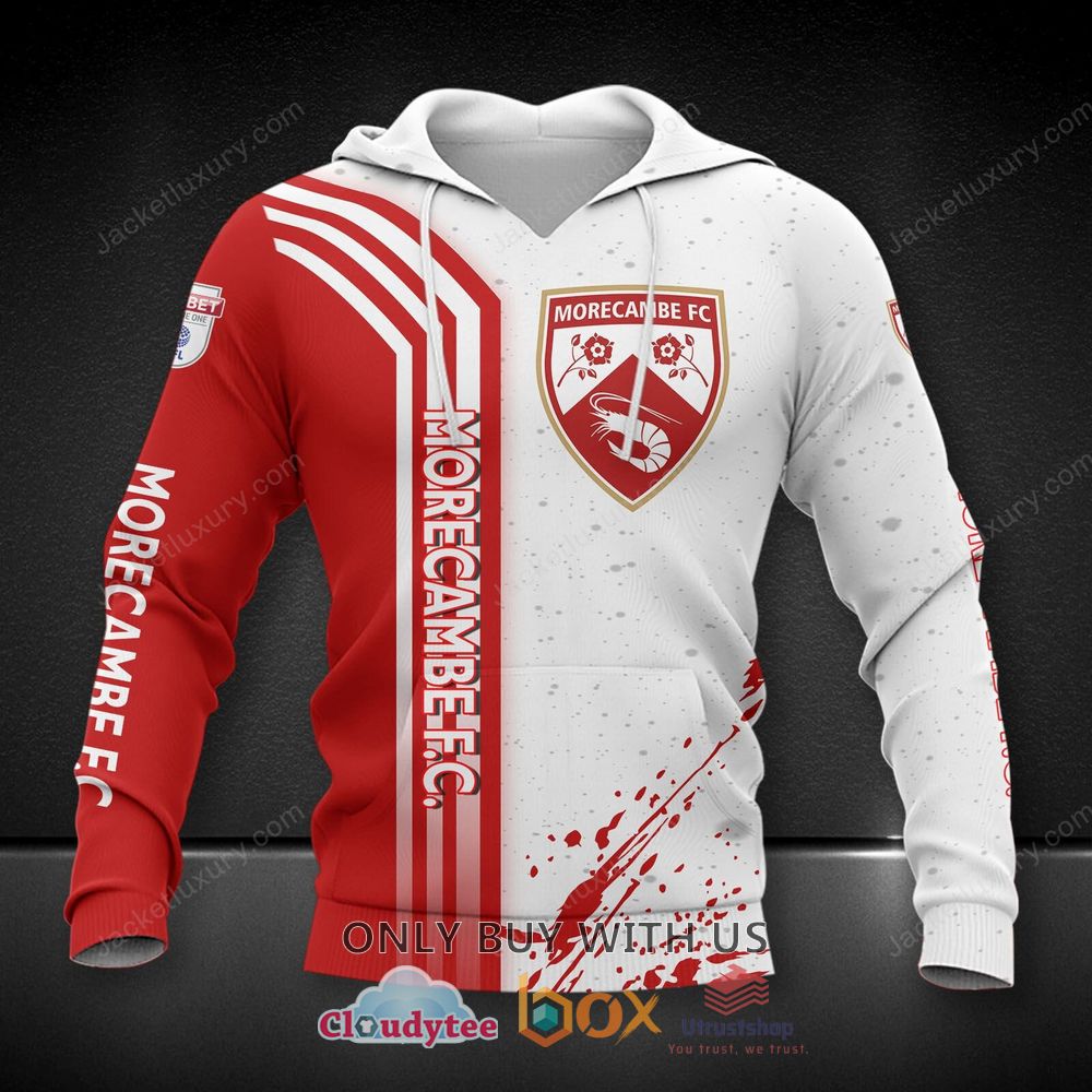 morecambe f c red white 3d shirt hoodie 2 75164