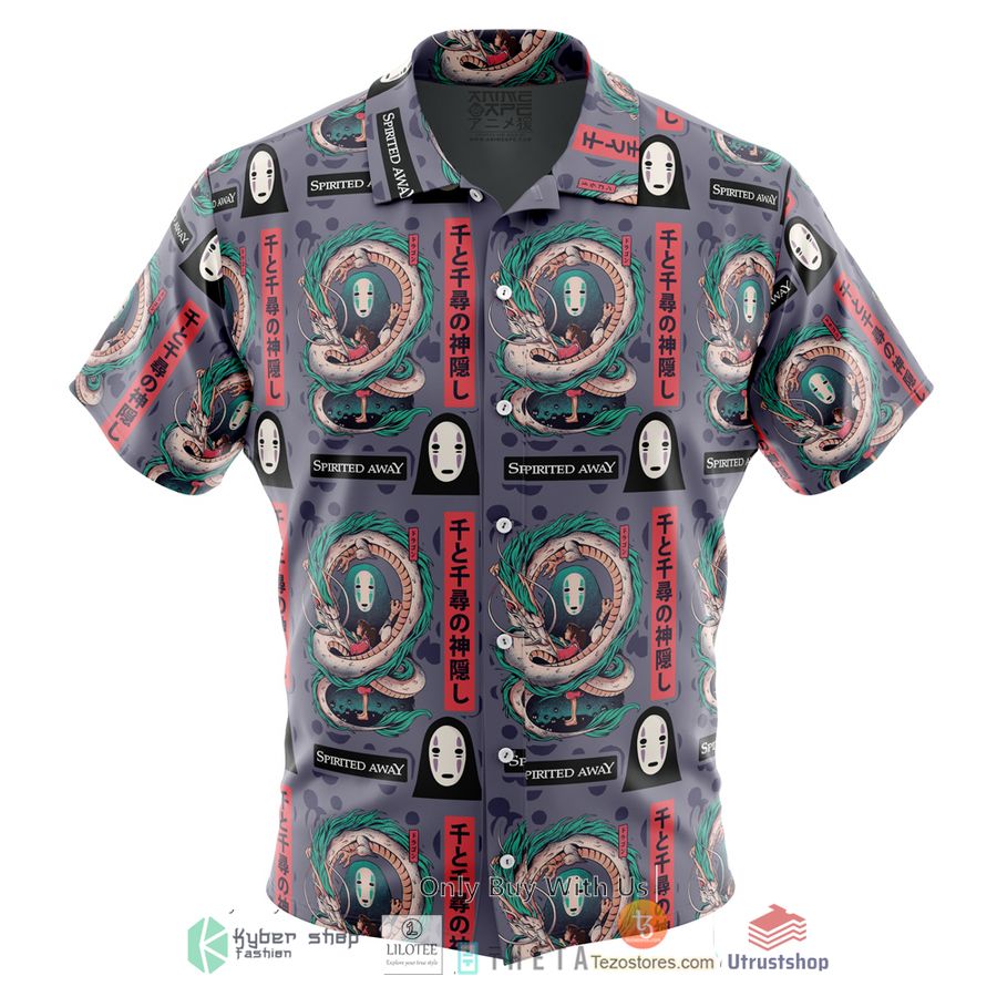 mythical spirited away studio ghibli short sleeve hawaiian shirt 1 21477