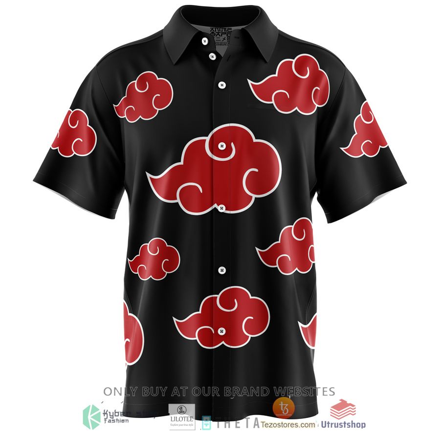naruto akatsuki short sleeve hawaiian shirt 1 82881