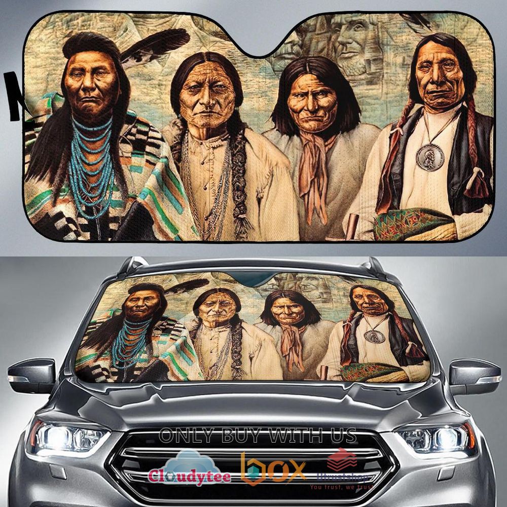 native american founding fathers car sun shades 1 52412