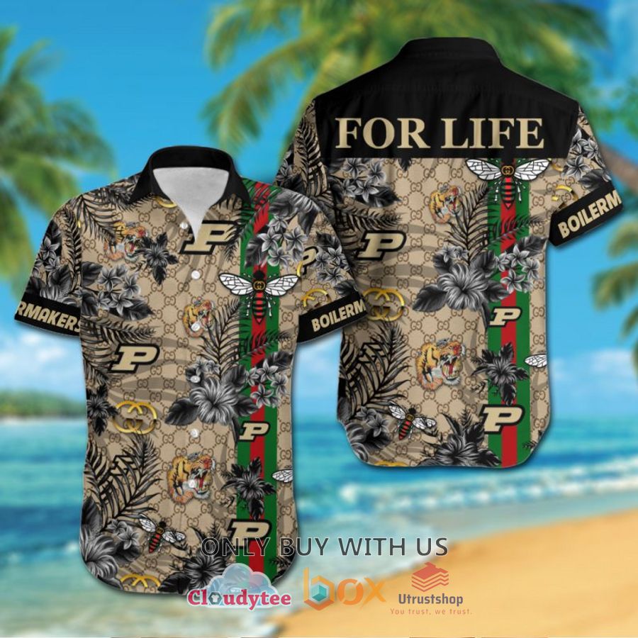 ncaa purdue boilermakers gucci hawaiian shirt short 1 94351