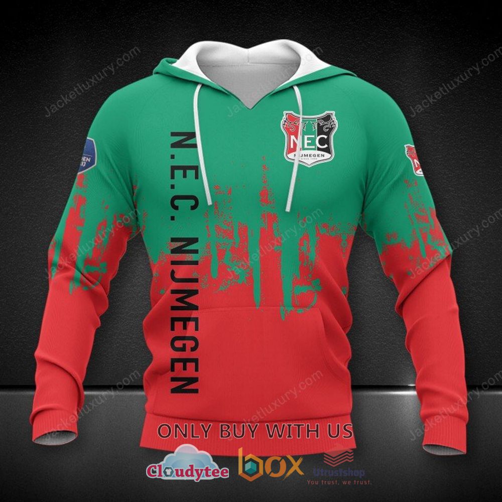 nec nijmegen red green 3d hoodie shirt 1 97613