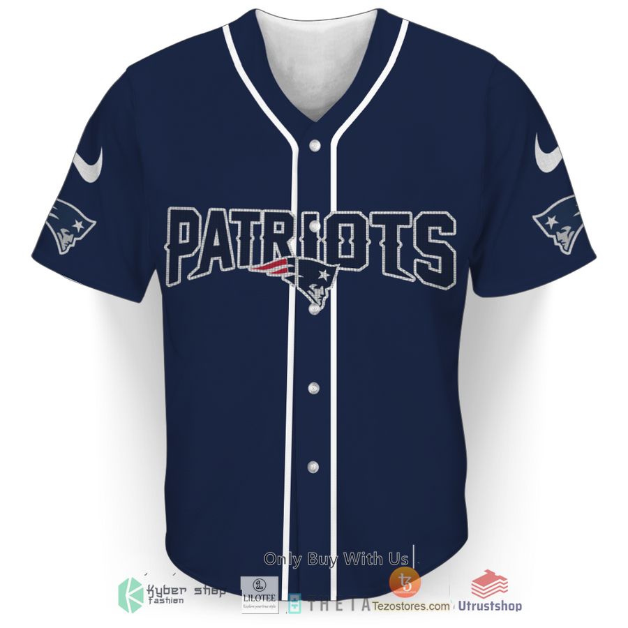 new england patriots navy baseball jersey 1 53201