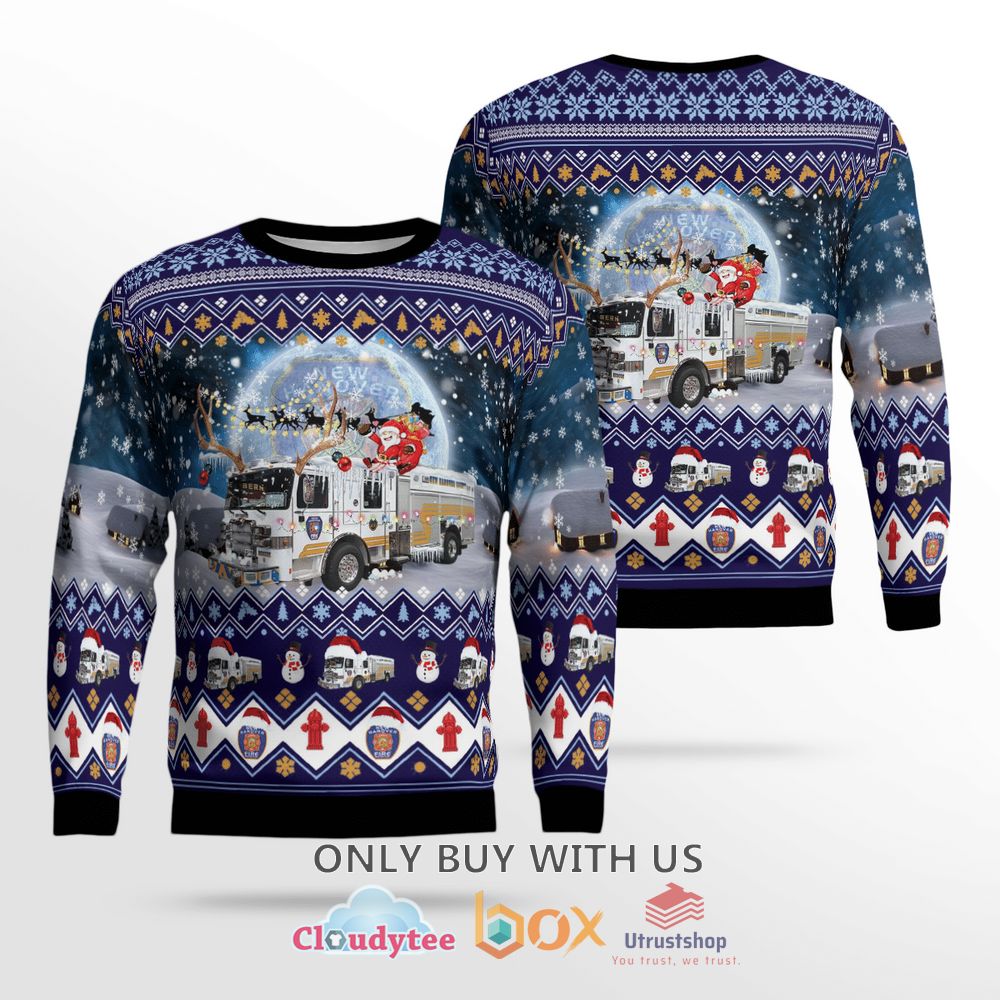 new hanover county fire and rescue christmas sweater 1 44433