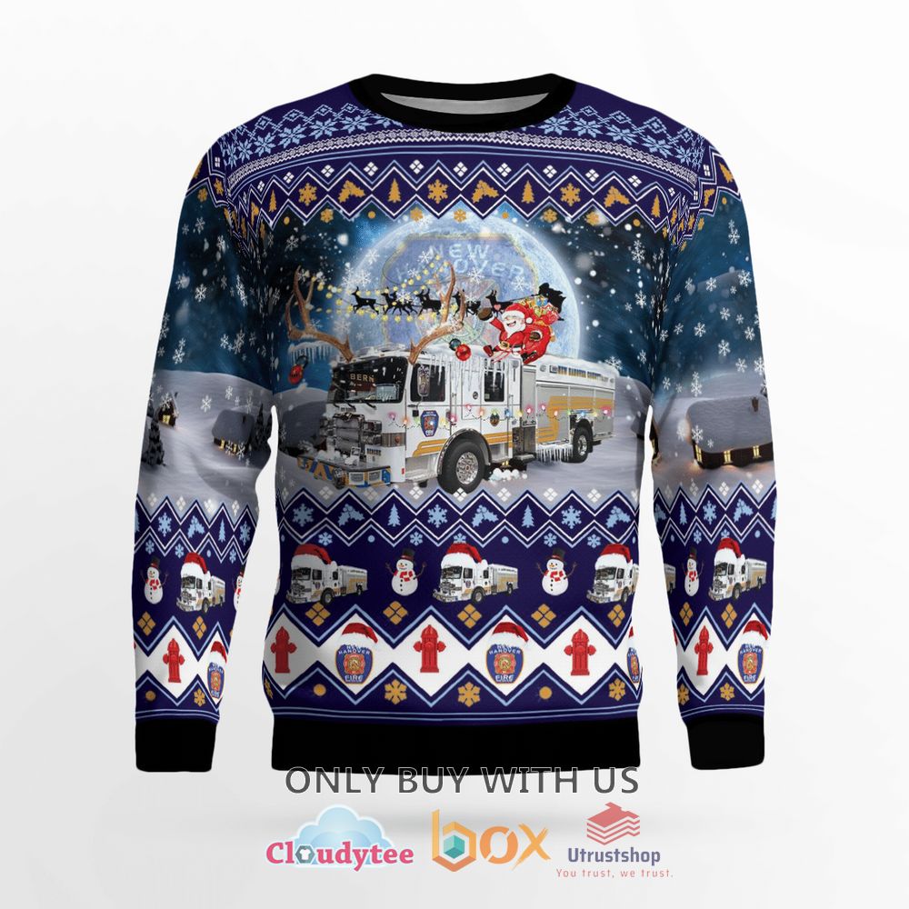 new hanover county fire and rescue christmas sweater 2 48538