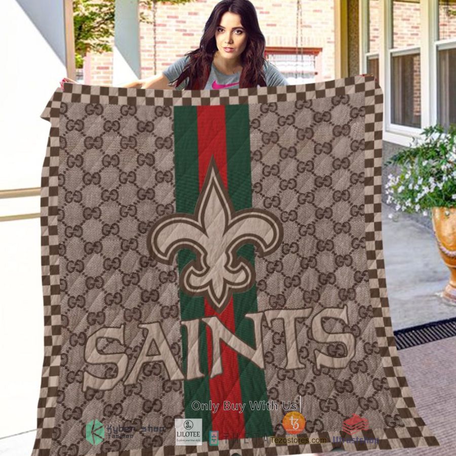 new orleans saints gucci nfl quilt 2 60882