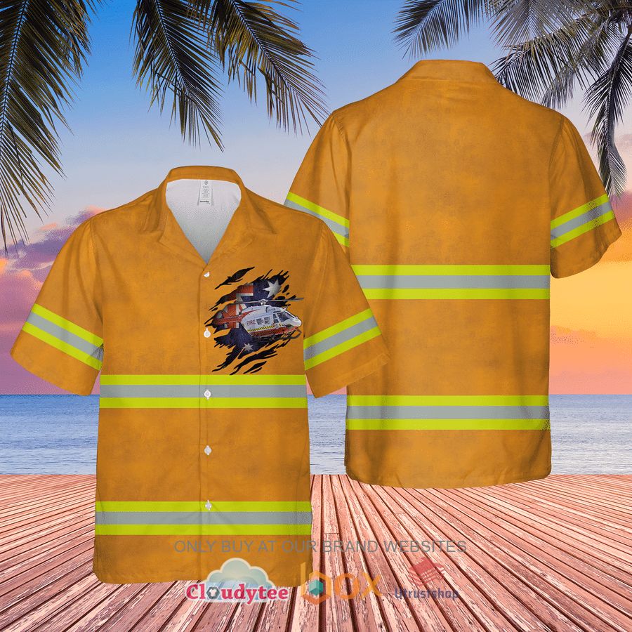 new south wales rfs helicopter hawaiian shirt 2 40350