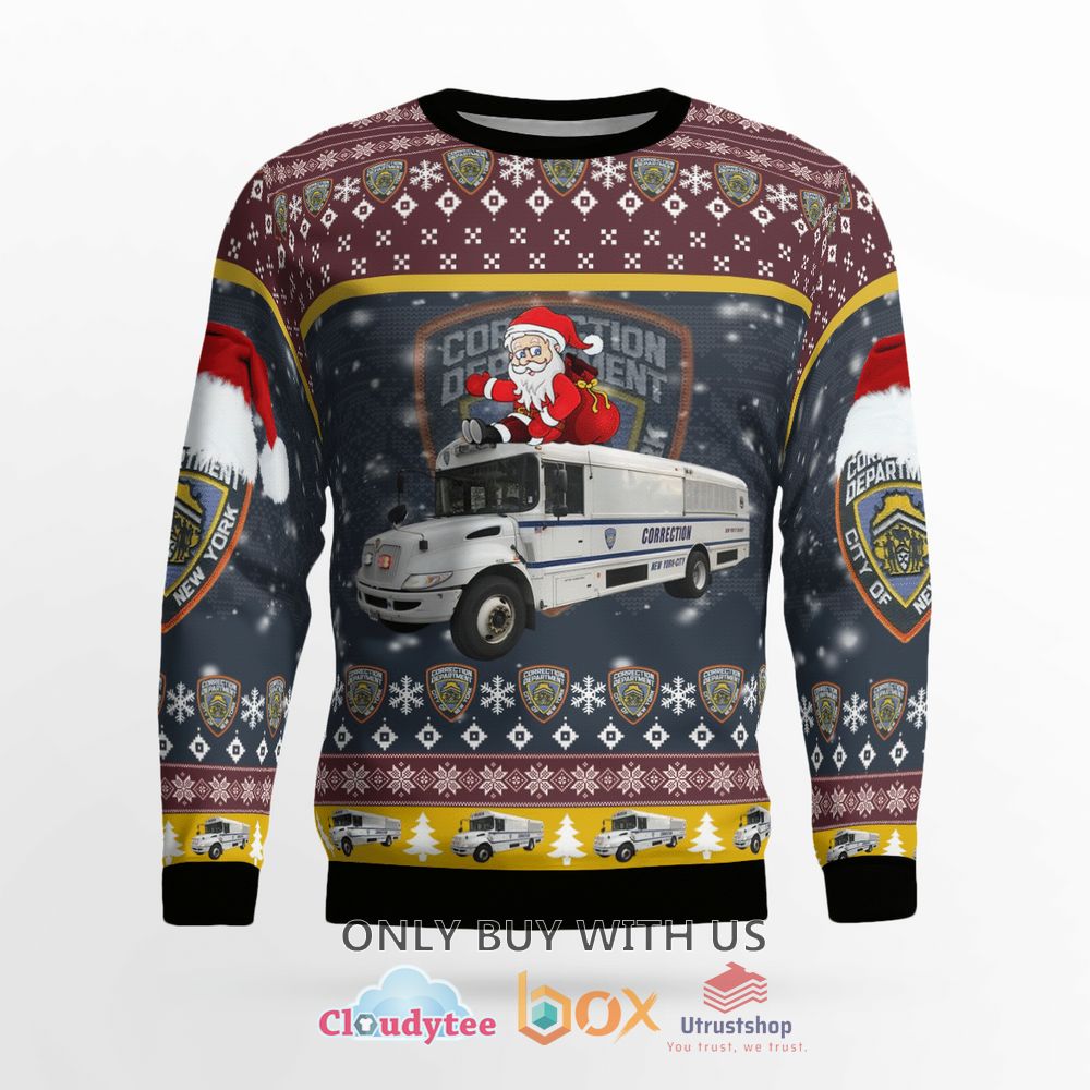 new york city department of correction christmas sweater 2 30182