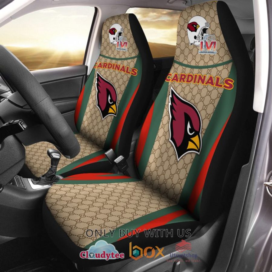 nfl arizona cardinals gucci car seat cover 1 95460
