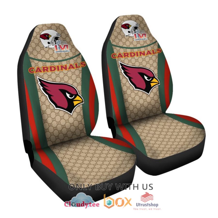 nfl arizona cardinals gucci car seat cover 2 29297