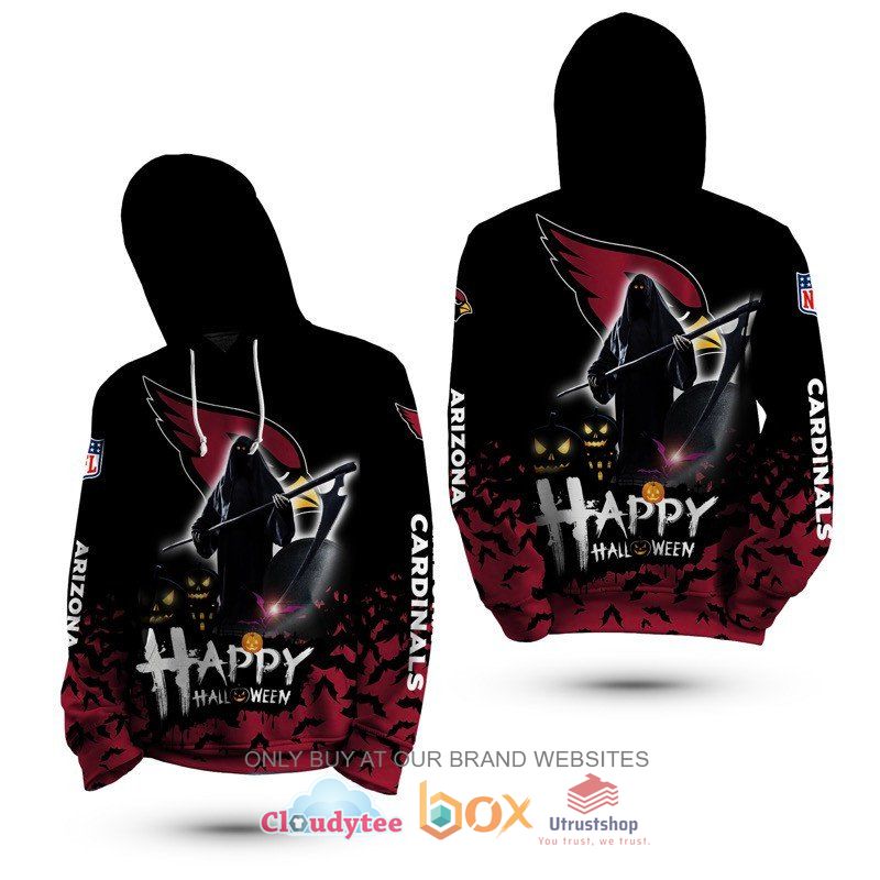 nfl arizona cardinals happy halloween 3d hoodie shirt 2 908