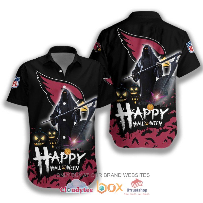 nfl arizona cardinals happy halloween hawaiian shirt 1 59138
