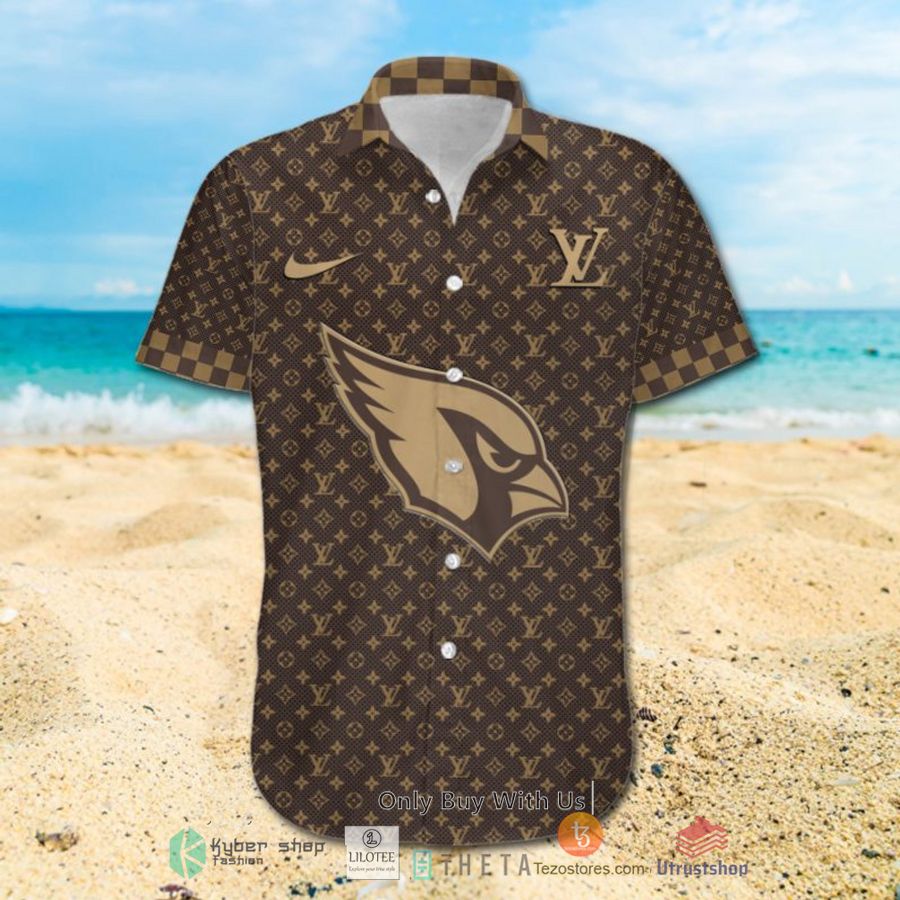 nfl arizona cardinals louis vuitton luxury hawaiian shirt short 2 56224