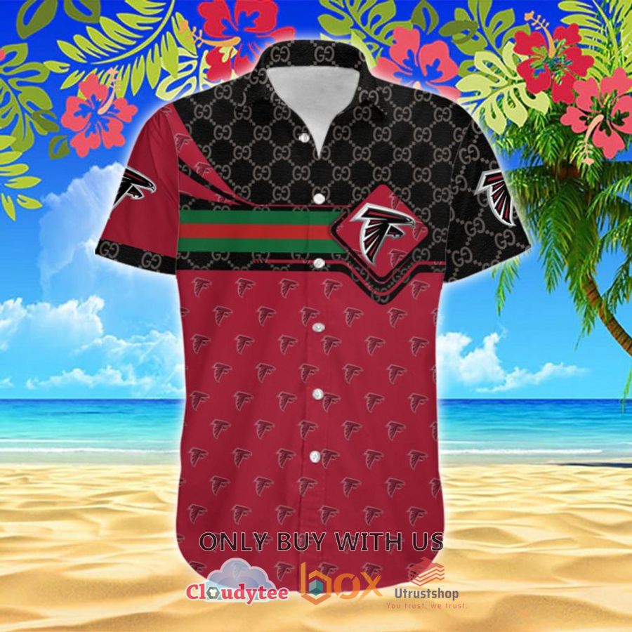 nfl atlanta falcons gucci hawaiian shirt 2 65927