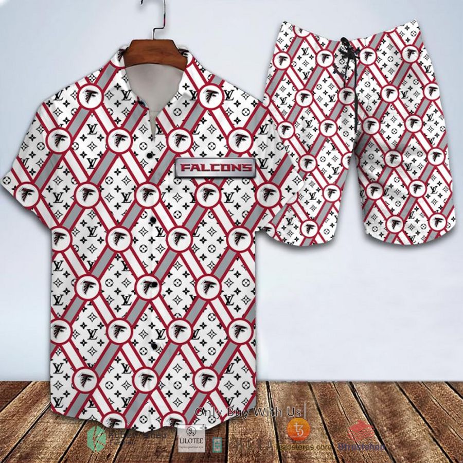 nfl atlanta falcons louis vuitton hawaiian shirt short 1 93234