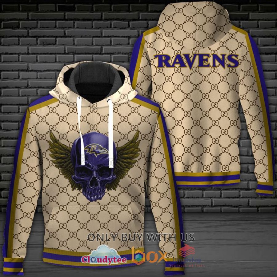 nfl baltimore ravens 3d hoodie shirt 1 36404