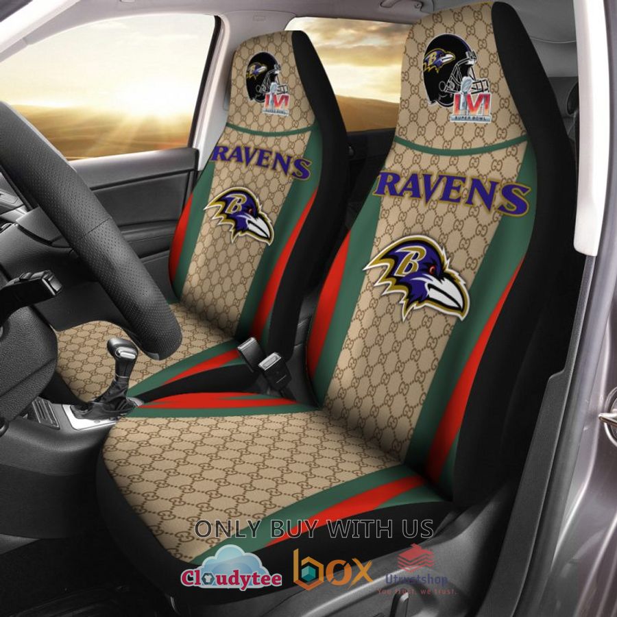 nfl baltimore ravens gucci car seat cover 1 97695