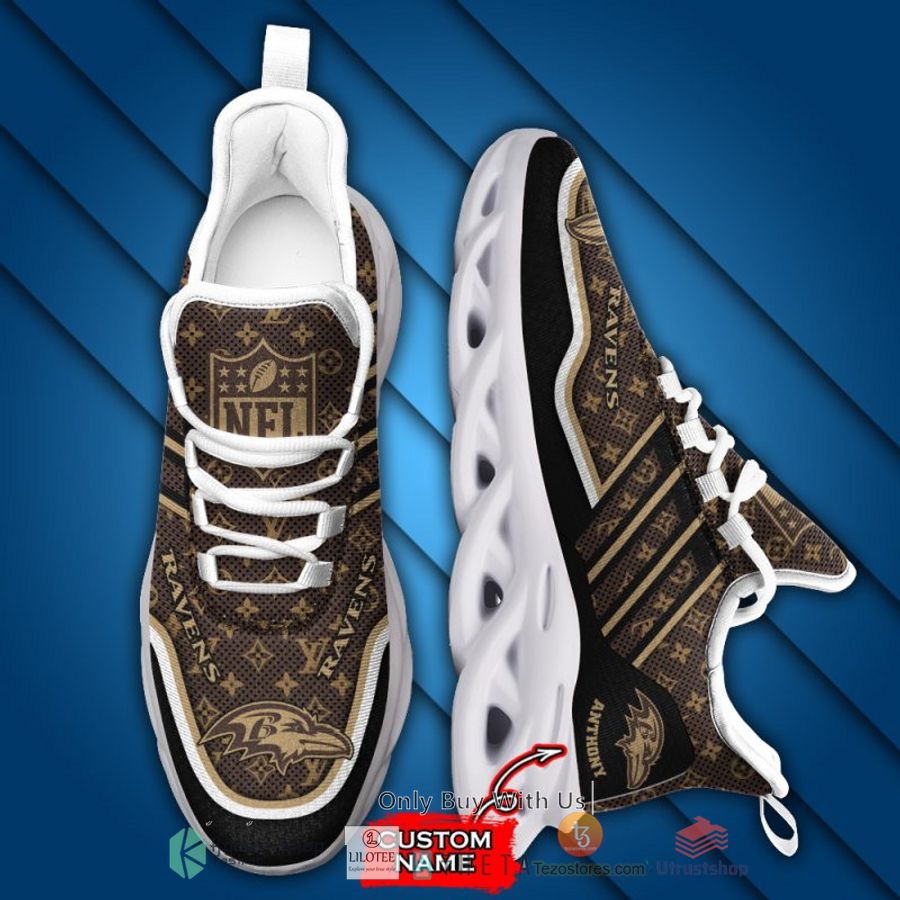 nfl baltimore ravens louis vuitton custom name clunky max soul shoes 2 36090