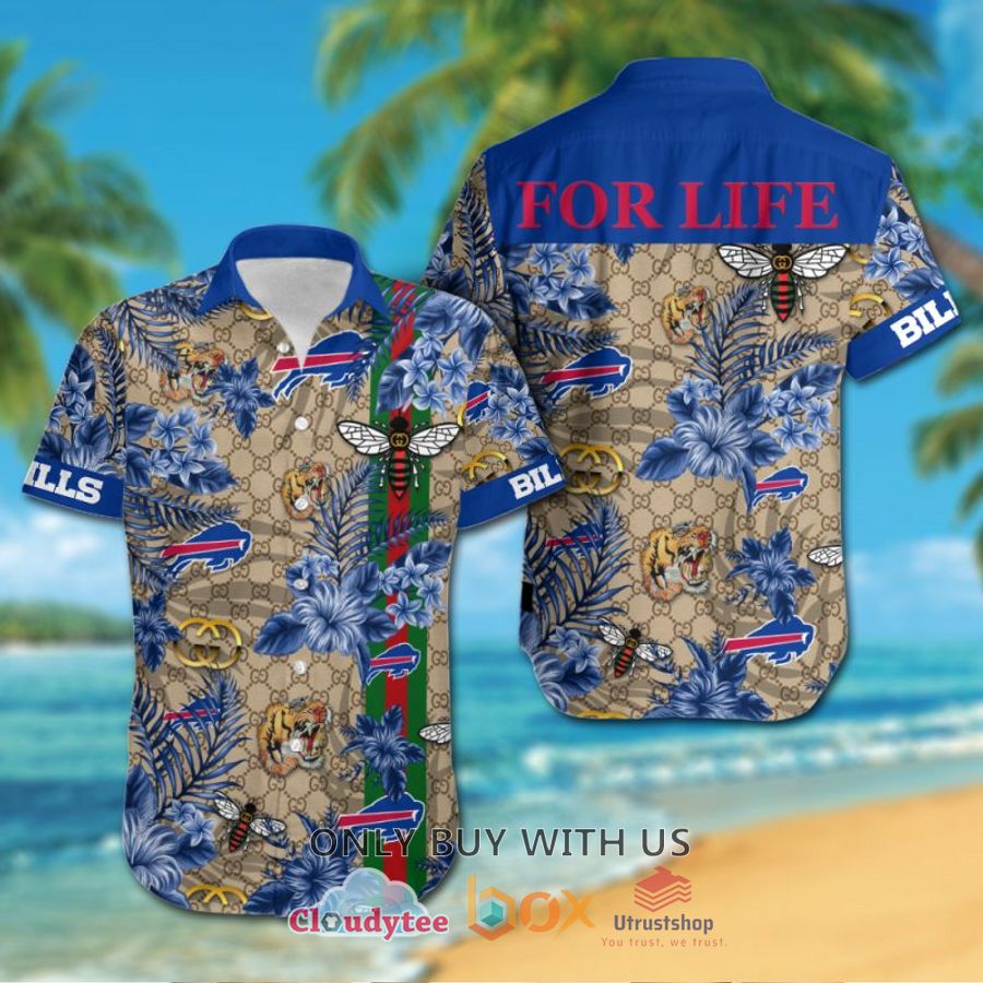 nfl buffalo bills gucci hawaiian shirt short 1 59233