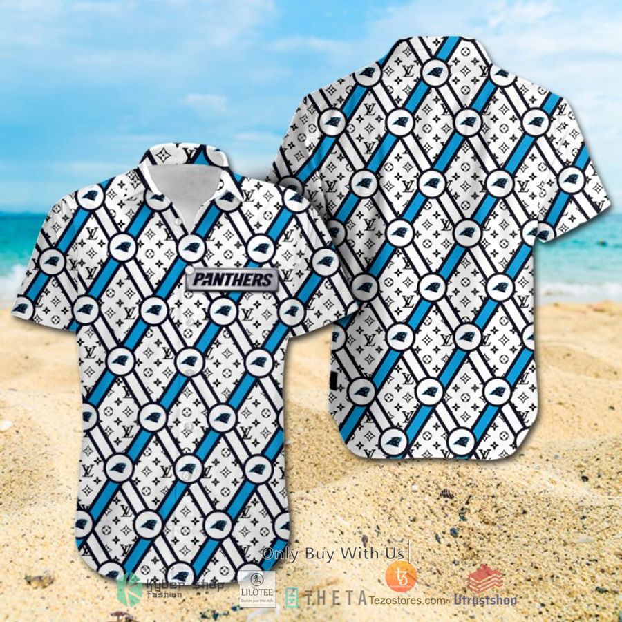 nfl carolina panthers louis vuitton hawaiian shirt short 2 85572