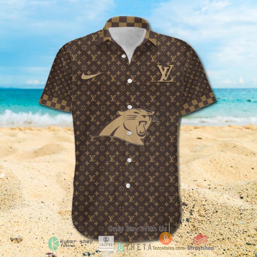nfl carolina panthers louis vuitton luxury hawaiian shirt short 2 89270