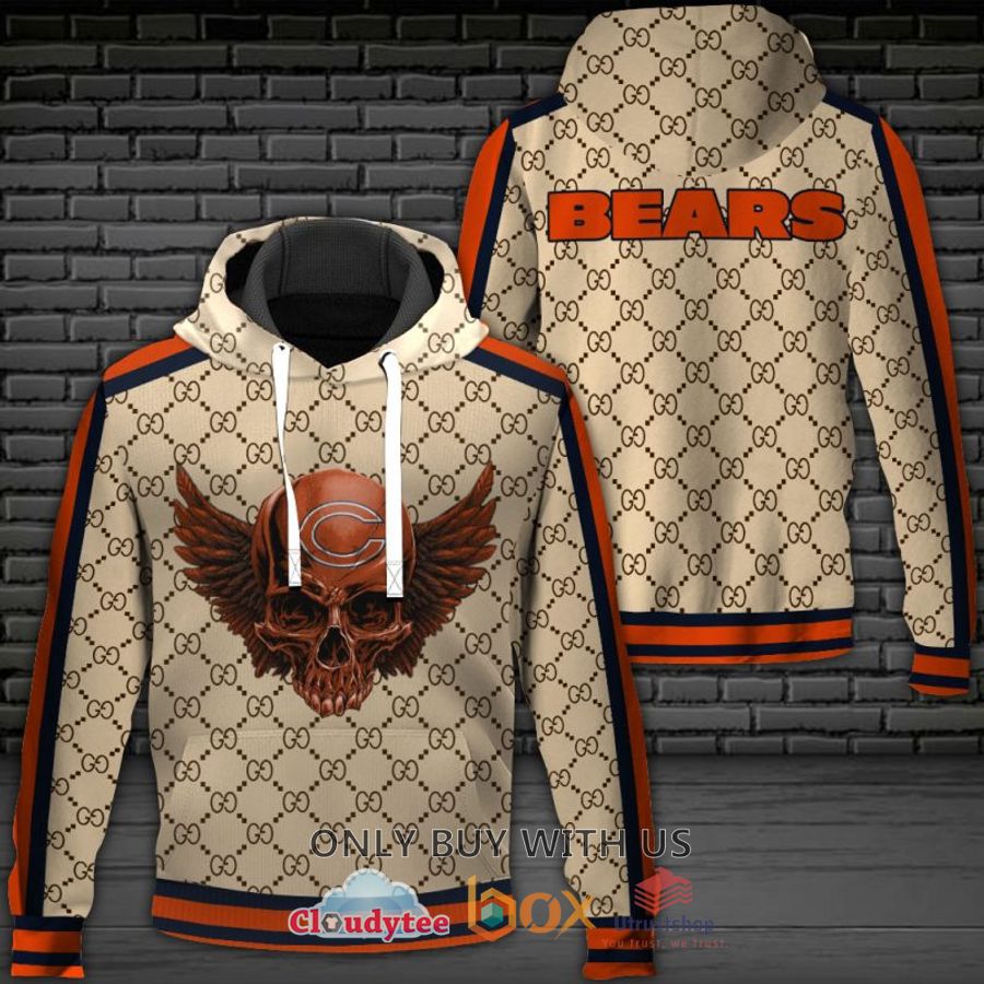 nfl chicago bears 3d hoodie shirt 1 10455
