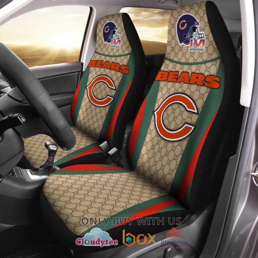 nfl chicago bears gucci car seat cover 1 93232