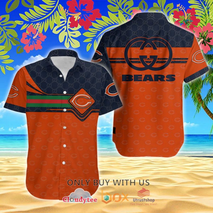 nfl chicago bears gucci hawaiian shirt 1 55477