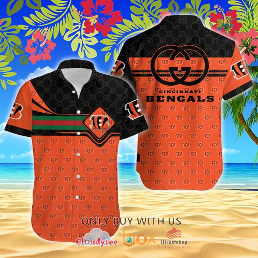 nfl cincinnati bengals gucci hawaiian shirt 1 94326