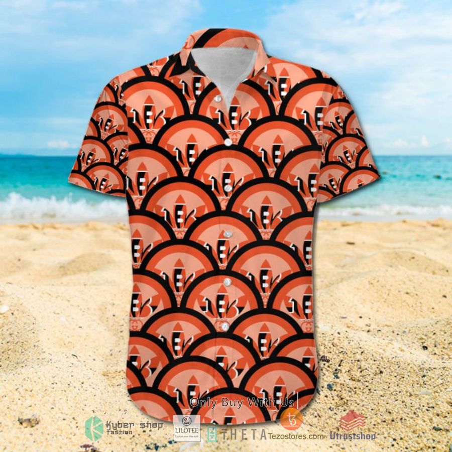 nfl cincinnati bengals luxury hawaiian shirt short 2 66409