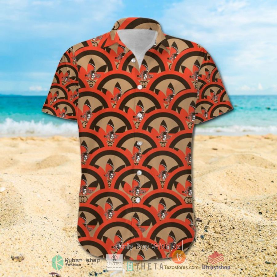 nfl cleveland browns luxury hawaiian shirt short 2 97667