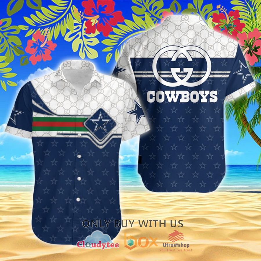 nfl dallas cowboys gucci hawaiian shirt 1 24999