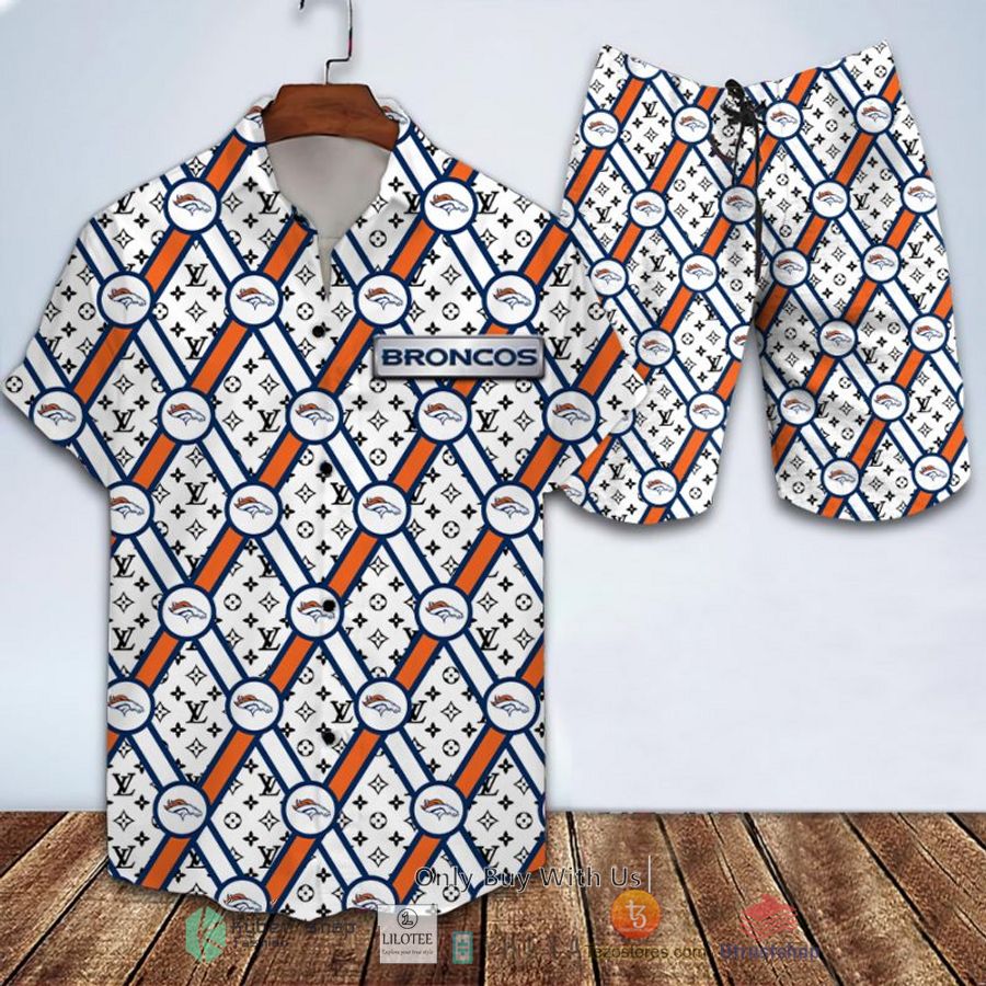 nfl denver broncos louis vuitton hawaiian shirt short 1 94687