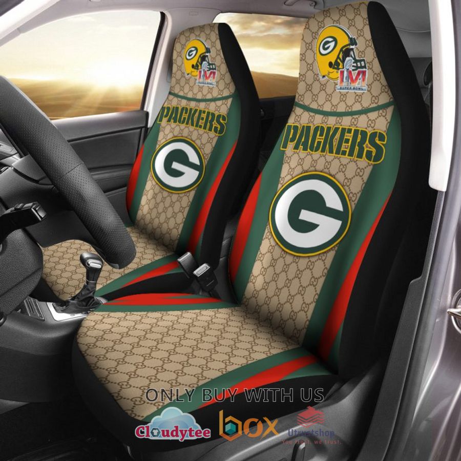 nfl green bay packers gucci car seat cover 1 29938