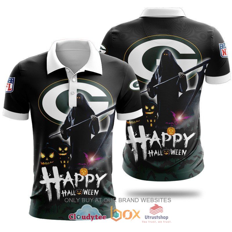 nfl green bay packers happy halloween 3d hoodie shirt 1 5704