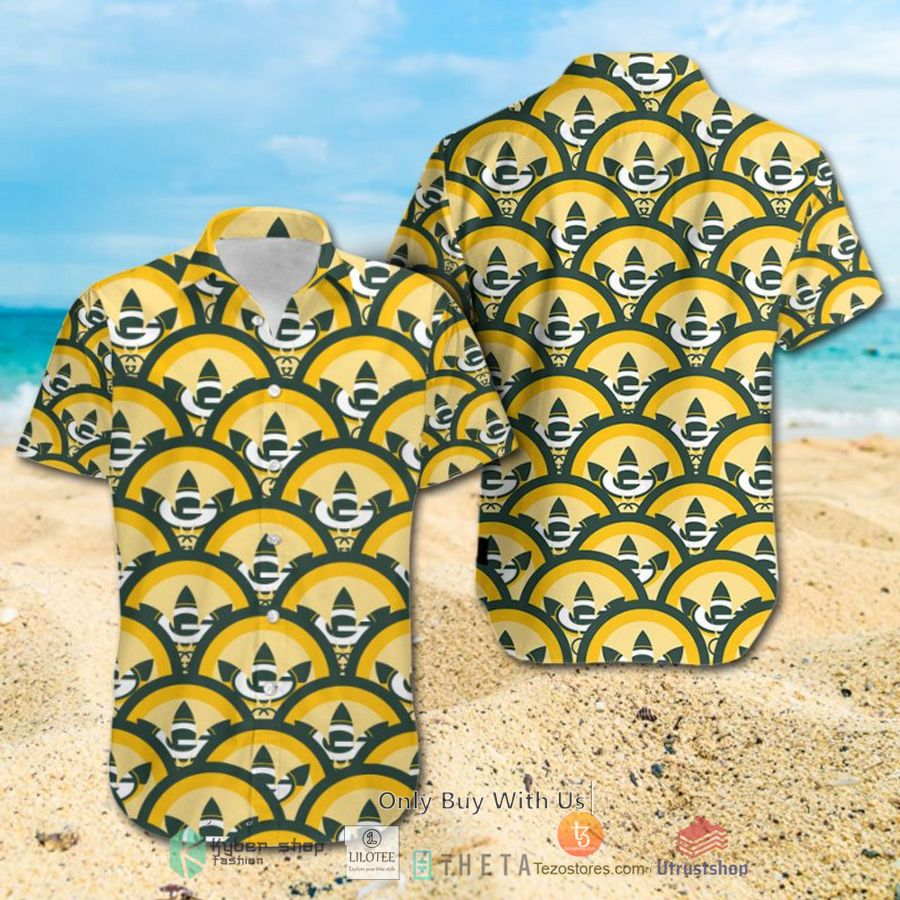 nfl green bay packers luxury hawaiian shirt short 1 38747