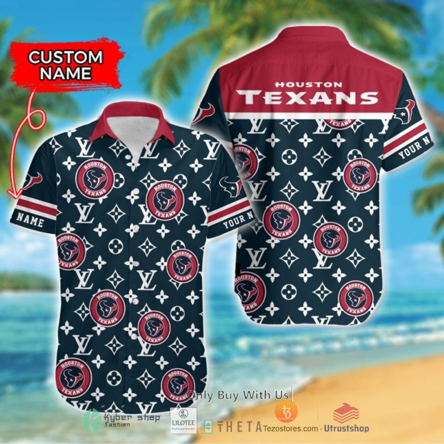 nfl houston texans louis vuitton custom name hawaiian shirt 1 67147