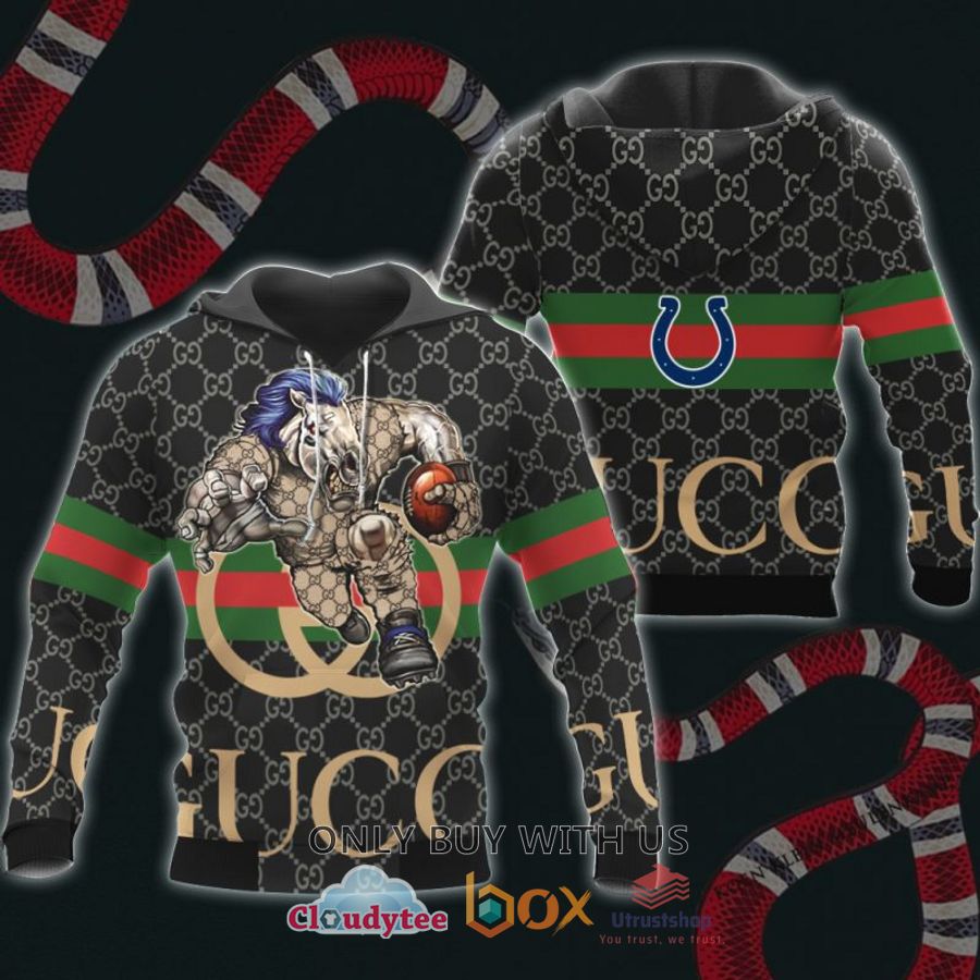 nfl indianapolis colts mascot gucci 3d shirt hoodie 1 60905