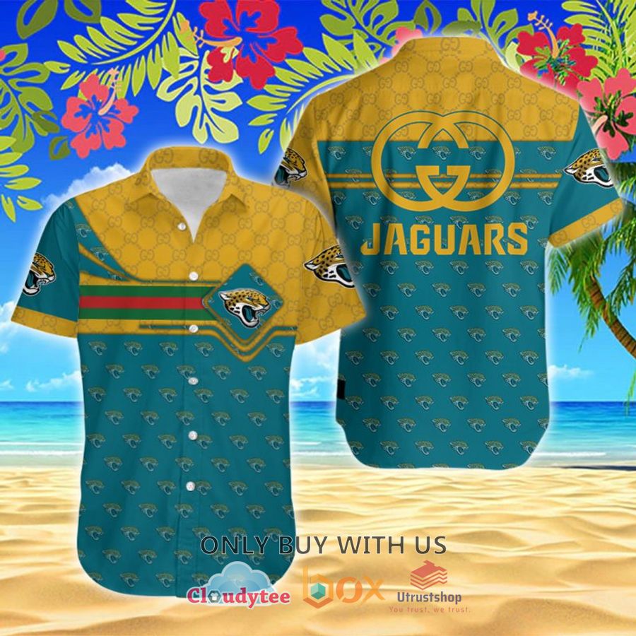nfl jacksonville jaguars gucci hawaiian shirt 1 66722