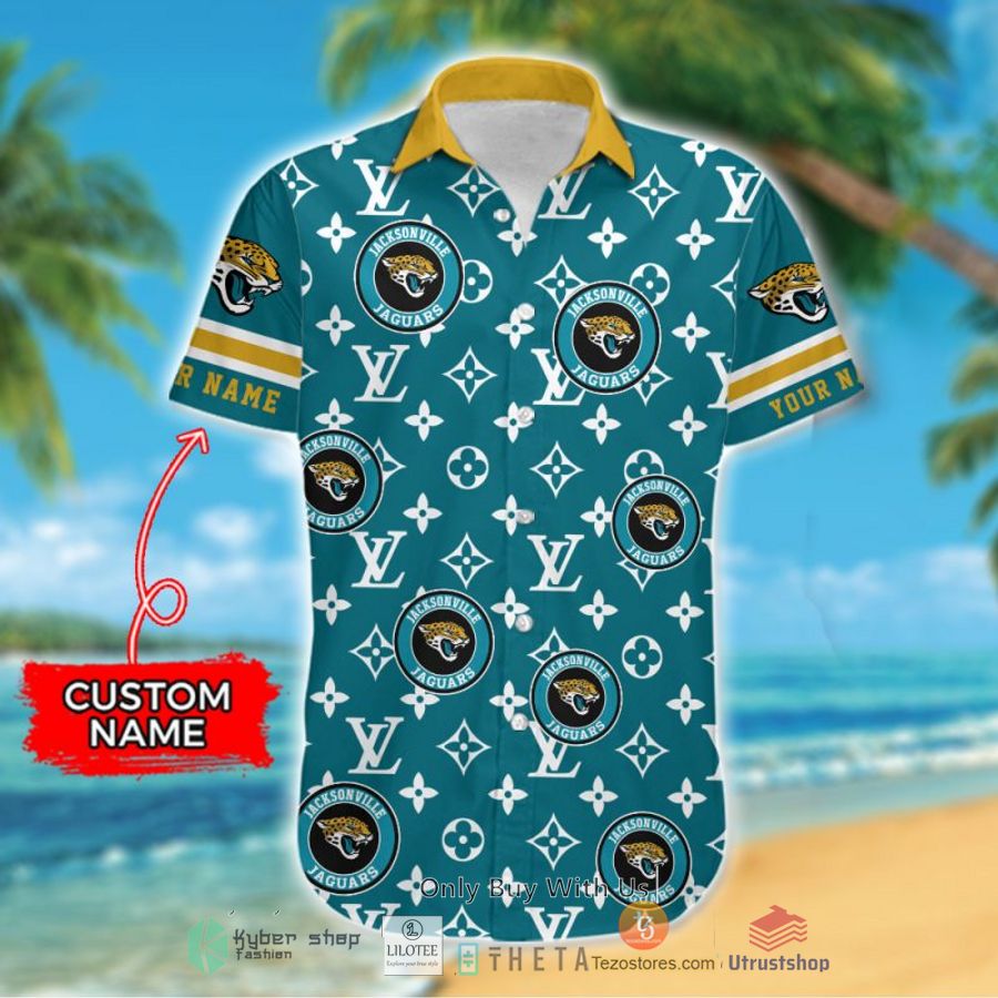 nfl jacksonville jaguars louis vuitton custom name hawaiian shirt 2 81977