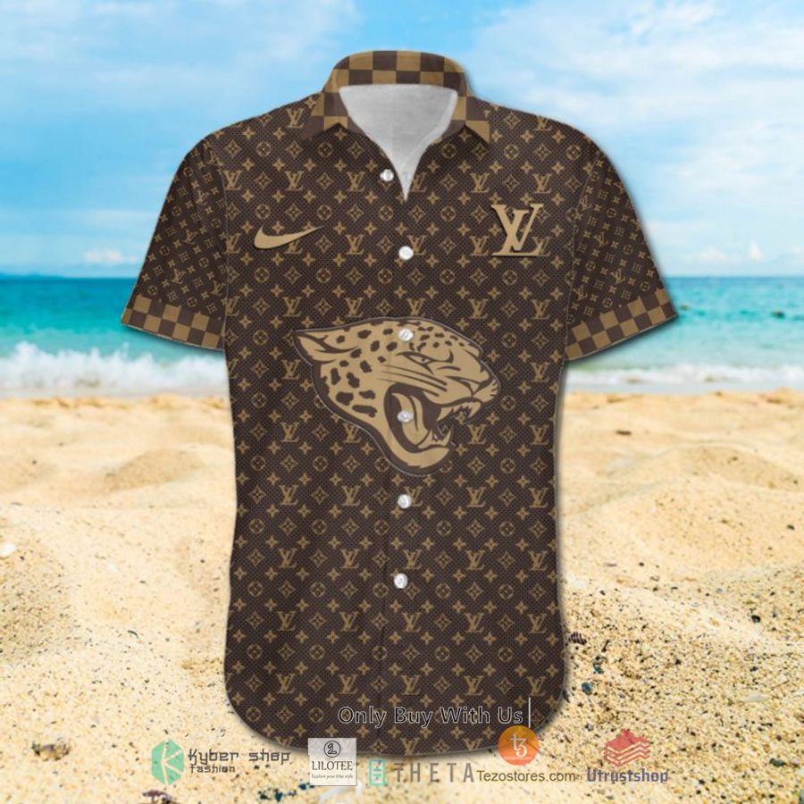 nfl jacksonville jaguars louis vuitton luxury hawaiian shirt short 2 75244