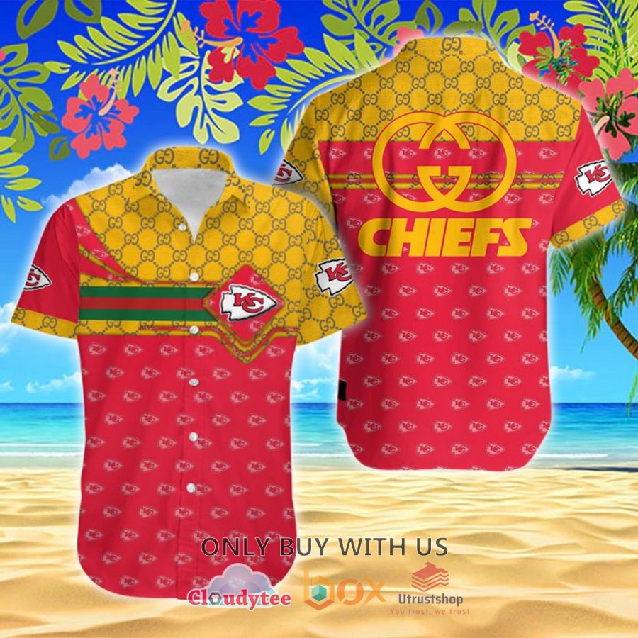 nfl kansas city chiefs gucci hawaiian shirt 1 16487