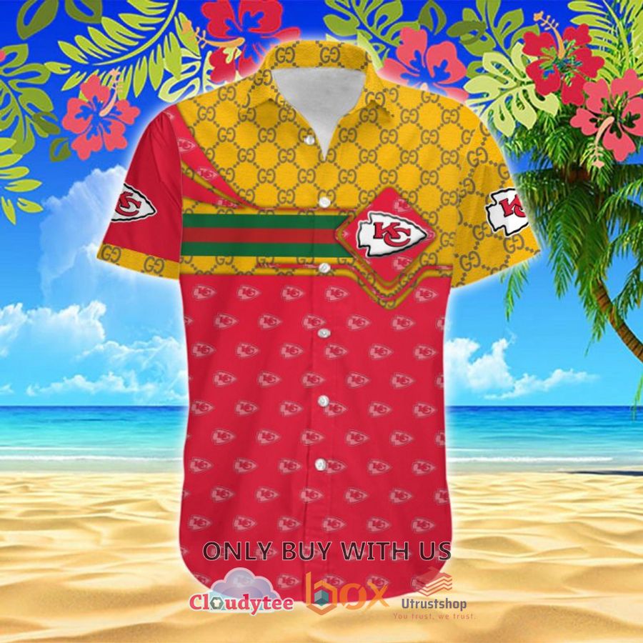 nfl kansas city chiefs gucci hawaiian shirt 2 12747